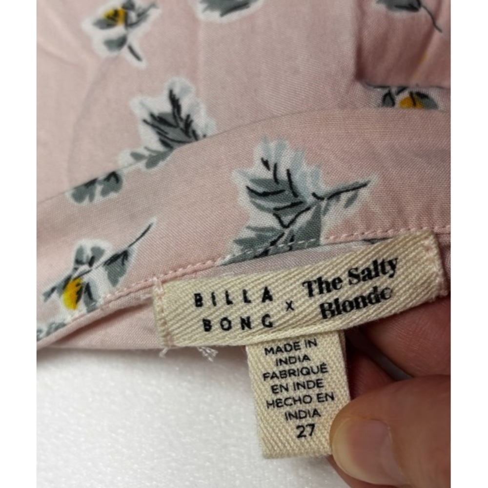 Billabong x The Salty‎ Blonde Peachy Keen Maxi Skirt Strappy Top Pink 27 Medium - Picture 5 of 10